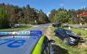 Groźny wypadek w Janowcu. Sześć osób trafiło do szpitala