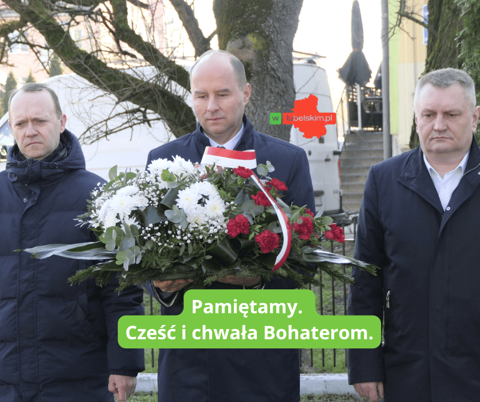 Sławomir Plis wraz z mieszkańcami Opola Lubelskiego oddał hołd Bohaterom