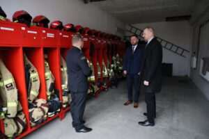 Wojewoda Lubelski odwiedził Gminę Wólka. Inwestycje, bezpieczeństwo i rozwój usług społecznych