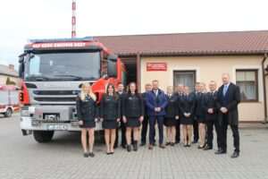 Wojewoda Lubelski odwiedził Gminę Wólka. Inwestycje, bezpieczeństwo i rozwój usług społecznych