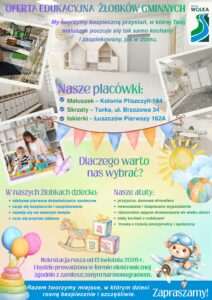 Gmina Wólka zaprasza do żłobków gminnych – ruszyła rekrutacja!