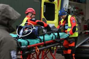 Tornado na festiwalu w Janowie Lubelskim? Realistyczne ćwiczenia służb w akcji DVI