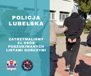 Policyjna akcja „Poszukiwany” na Lubelszczyźnie. 140 osób zatrzymanych