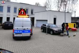 Policjanci z Lubelskiego na szkoleniu. Ćwiczyli działania na miejscach wypadków