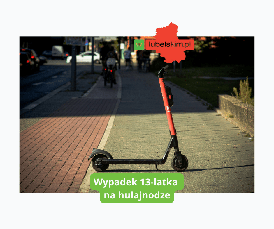 Chwila nieuwagi, poważne konsekwencje. Wypadek 13-latka na hulajnodze w gminie Chełm