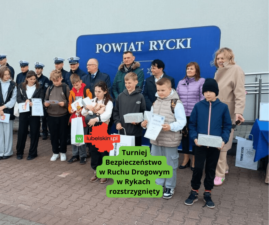 Turniej Bezpieczeństwo w Ruchu Drogowym w Rykach rozstrzygnięty
