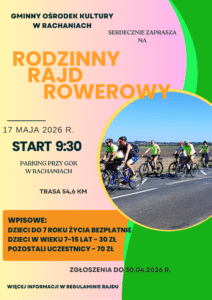 Rodzinny Rajd Rowerowy Rachanie 2026