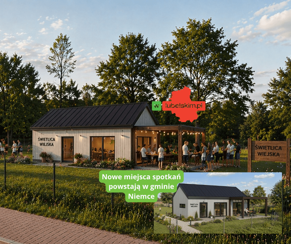 Nowe świetlice w gminie Niemce. Są umowy i konkretne miliony na integrację mieszkańców