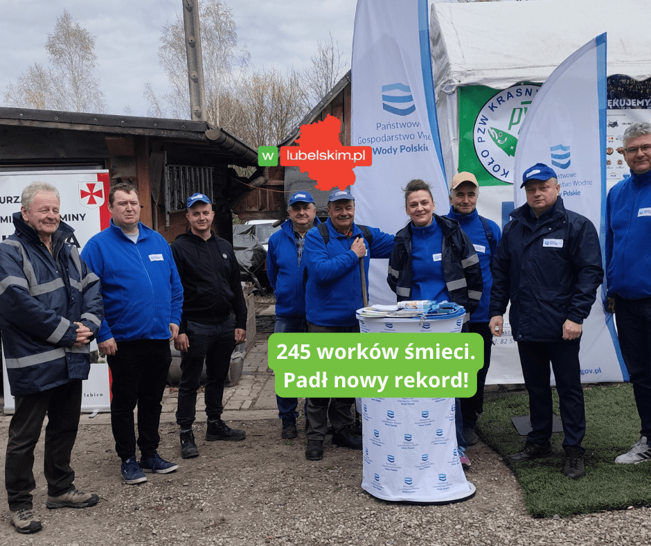 Operacja Czysta Rzeka Tarzymiechy – 245 worków śmieci