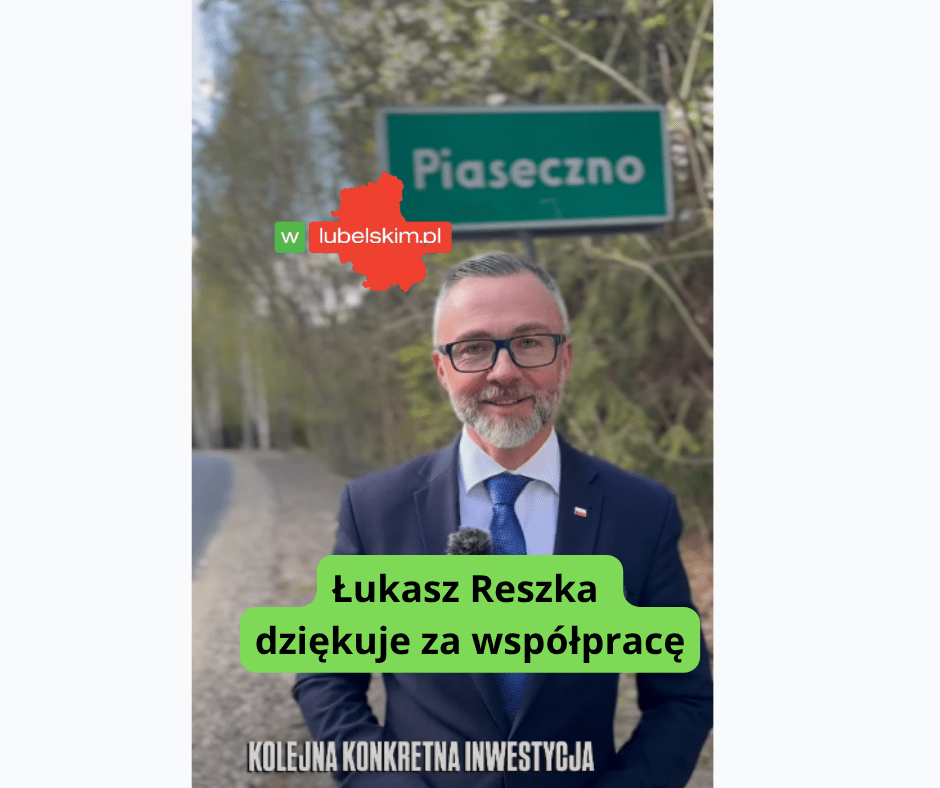 Łukasz Reszka: inwestycja drogowa w Piasecznie gotowa