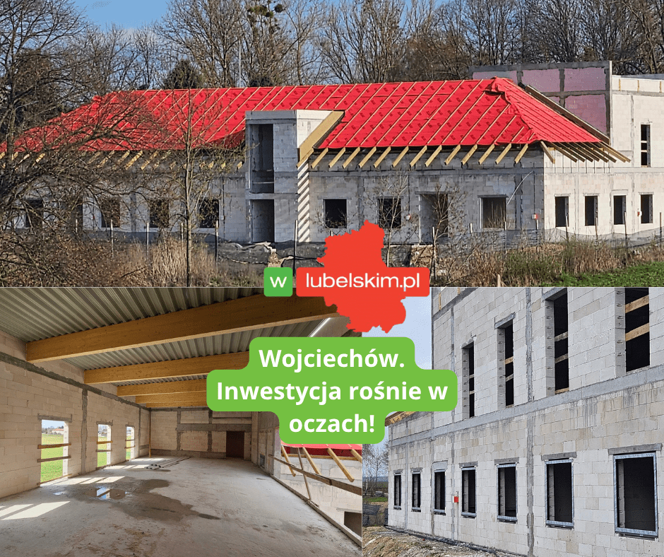 Budowa GOK w Wojciechowie nabiera tempa