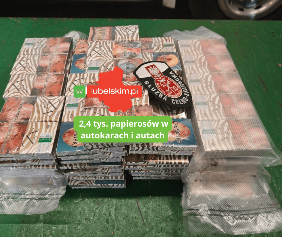 Terespol: 2,4 tys. paczek papierosów zatrzymanych
