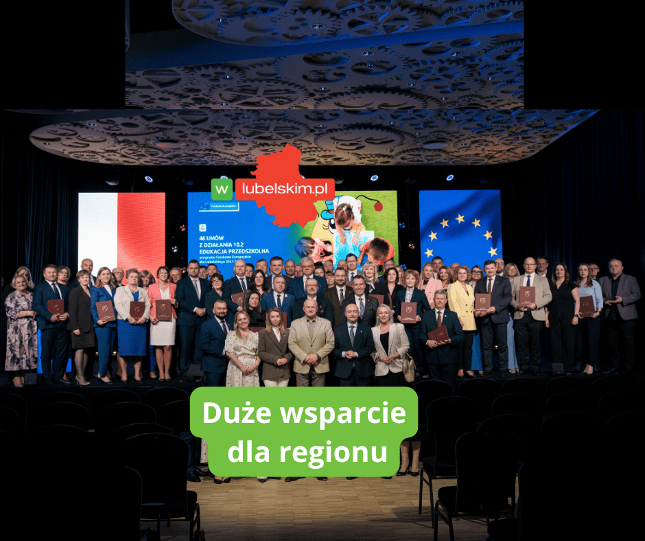 39 mln zł na edukację przedszkolną w Lubelskim