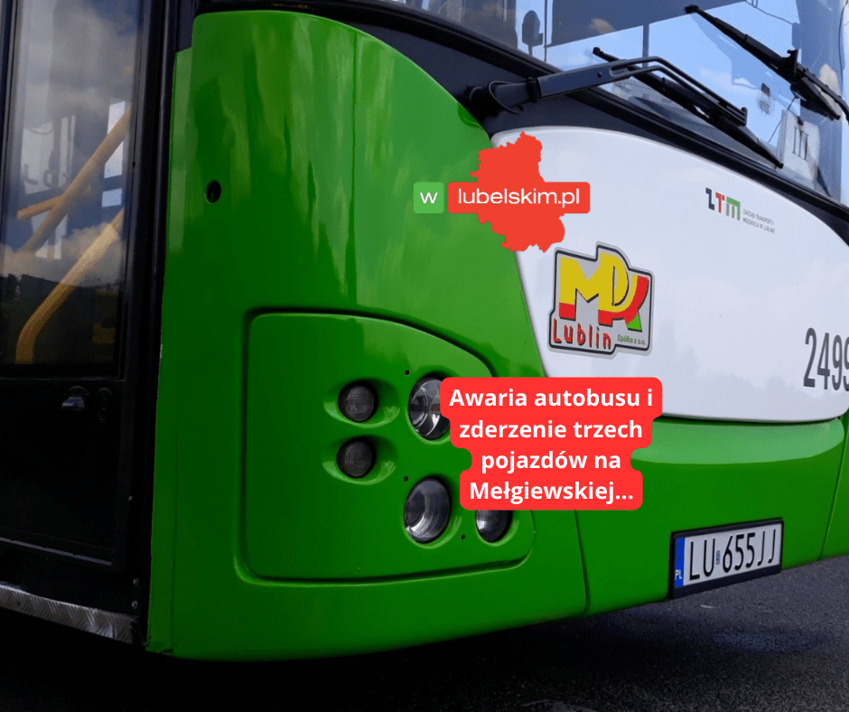 Usterka autobusu sparaliżowała ruch. Doszło do zderzenia