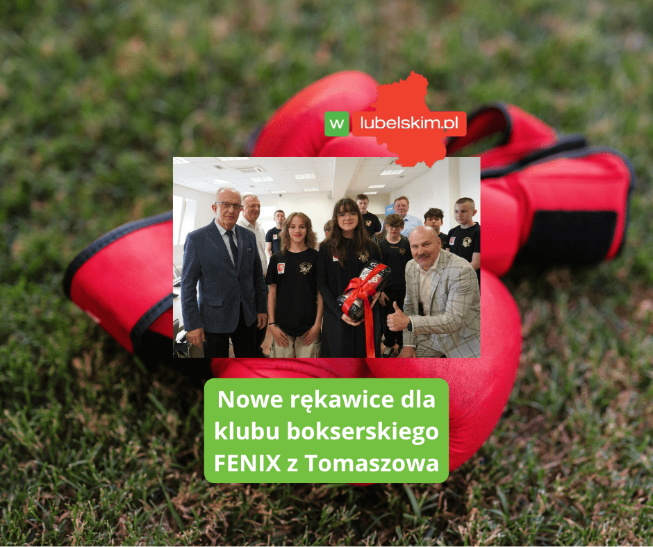 Wlubelskim.pl lubimy boks. Nowe rękawice dla klubu bokserskiego FENIX z Tomaszowa