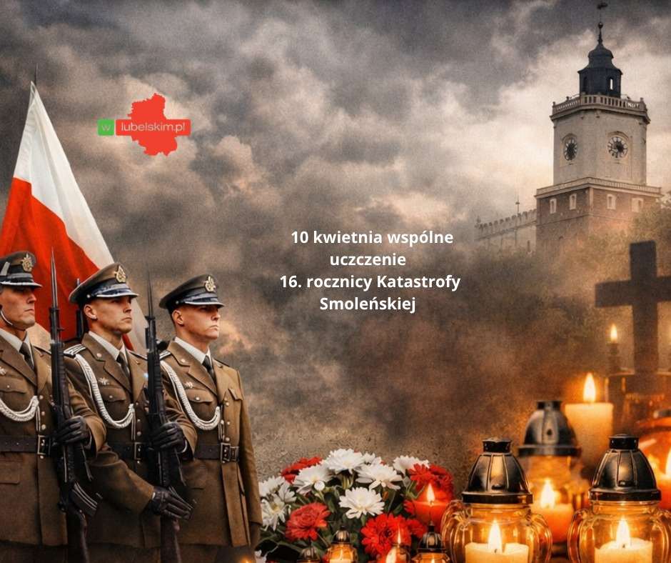 Lublin uczci 16. rocznicę Katastrofy Smoleńskiej. Zaplanowano uroczystości i Mszę świętą