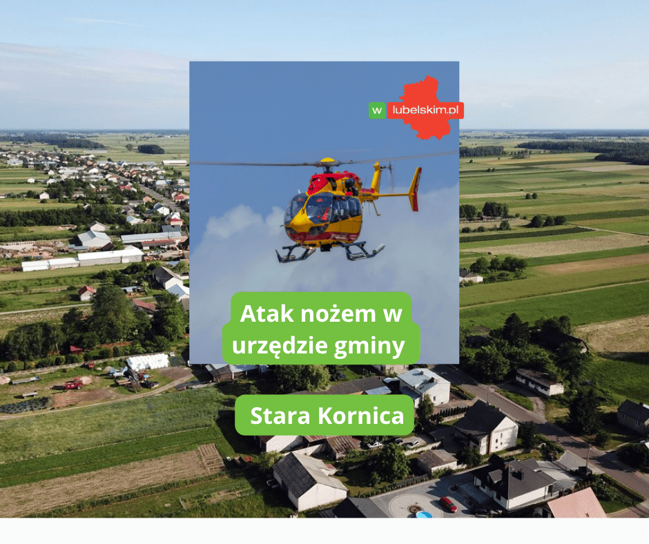 Atak nożem w Starej Kornicy (woj. mazowieckie). Wójt ranna