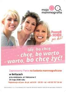 Bezpłatna mammografia w Bełżycach już 15 maja