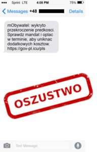 Fałszywy mandat SMS. Uważaj na oszustów