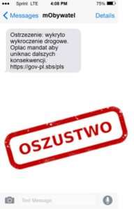 Fałszywy mandat SMS. Uważaj na oszustów