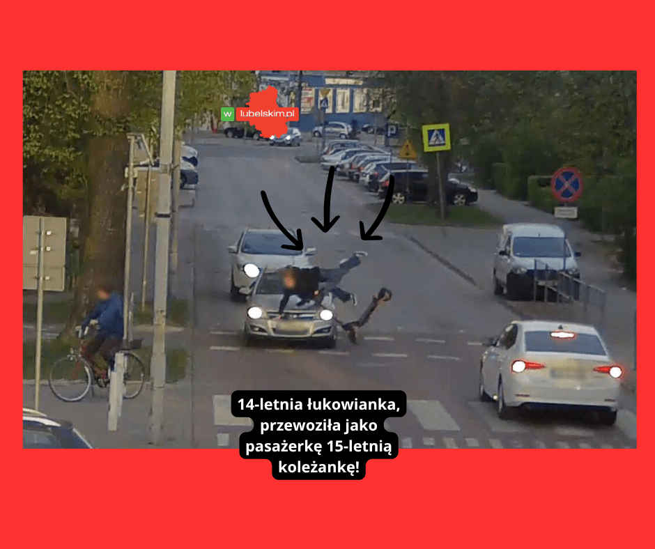 Dwie nastolatki na hulajnodze uderzyły w auto