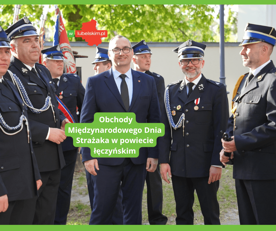 Starosta Łukasz Reszka uczestniczył w obchodach Dnia Strażaka