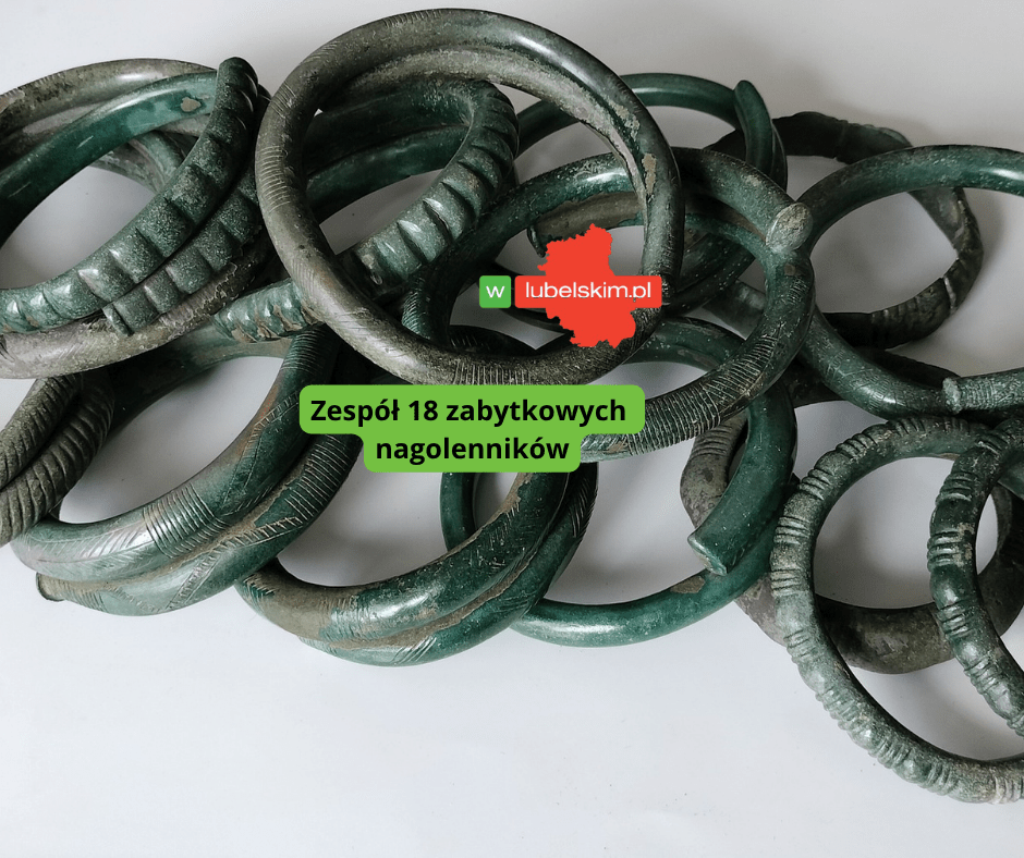 Odkryto skarb brązowych ozdób pod Śniatyczami