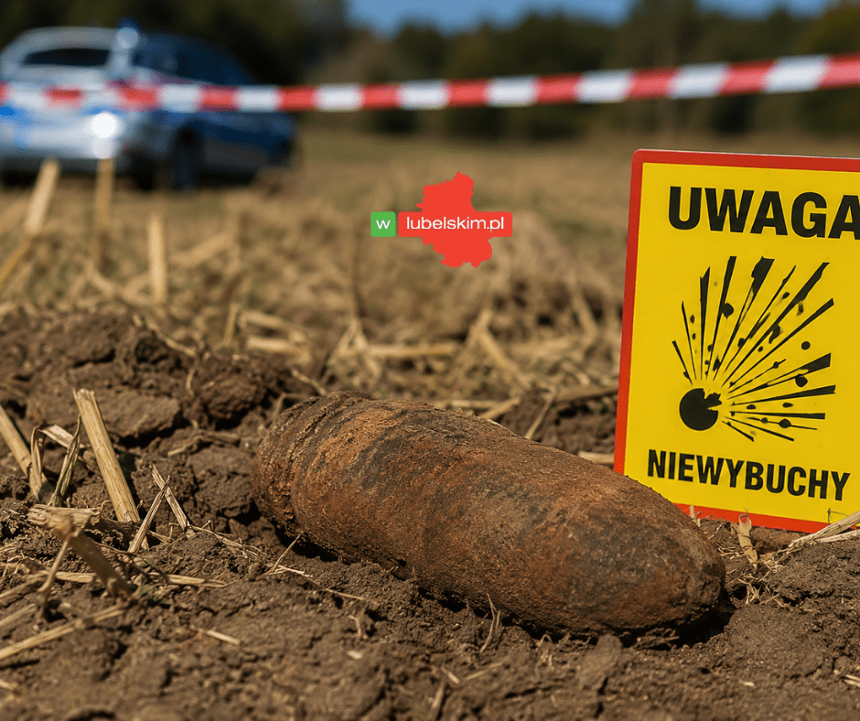 Niewybuchy w powiecie kraśnickim. Policja apeluje