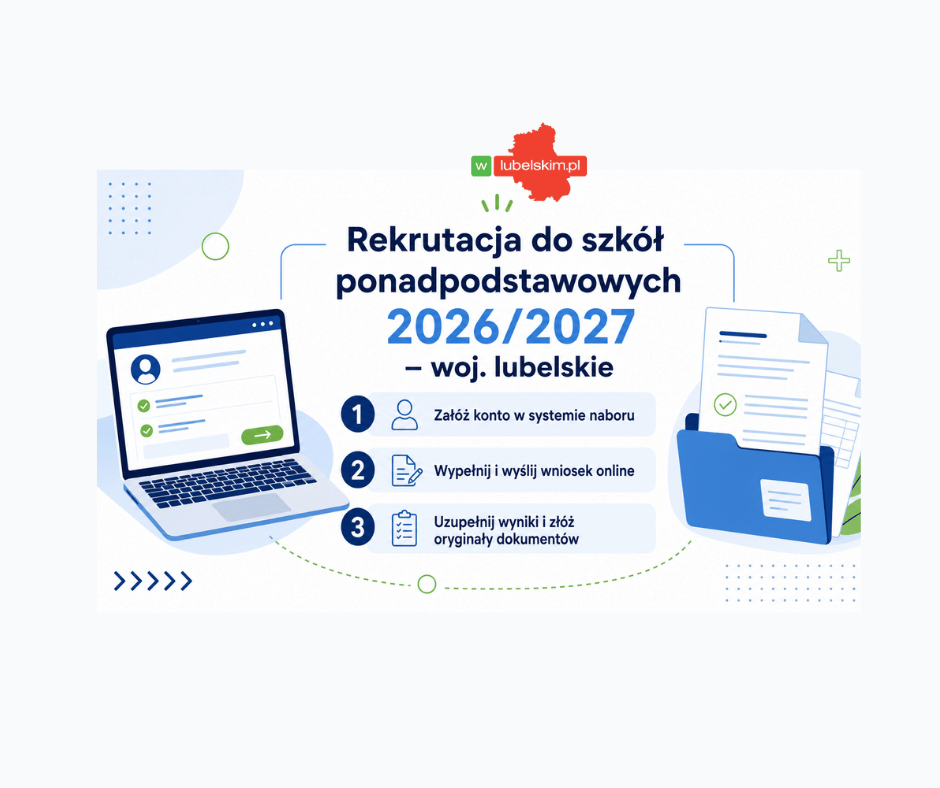 Jak i kiedy złożyć elektroniczny wniosek do szkoły ponadpodstawowej w województwie lubelskim na rok 2026/2027