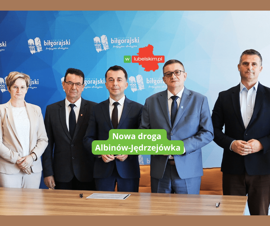 Nowa droga Albinów-Jędrzejówka jeszcze tego lata