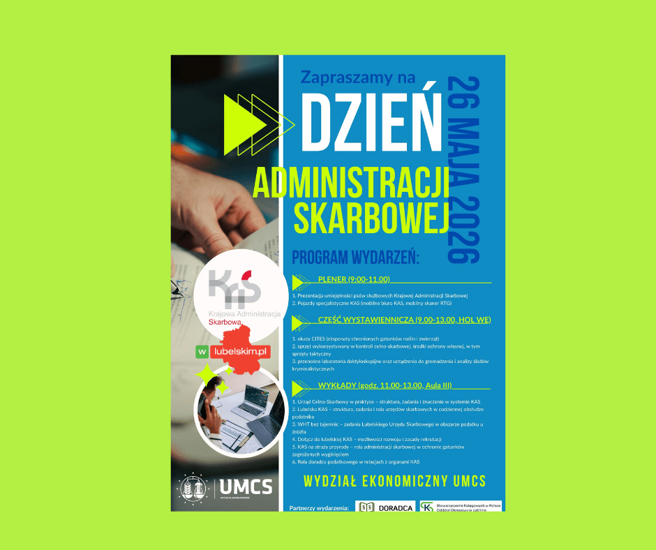 Dzień Administracji Skarbowej na UMCS. Pokazy, wykłady i kariera w KAS
