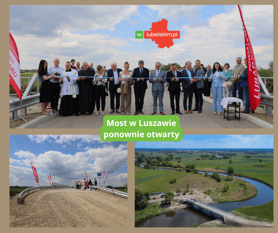 Przebudowany most w Luszawie oddany do użytku