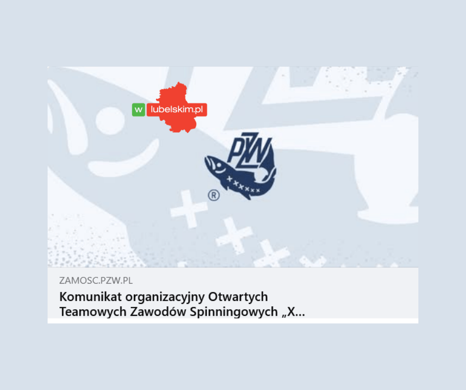 Zawody spinningowe na Nieliszu – Memoriał Naklickiego