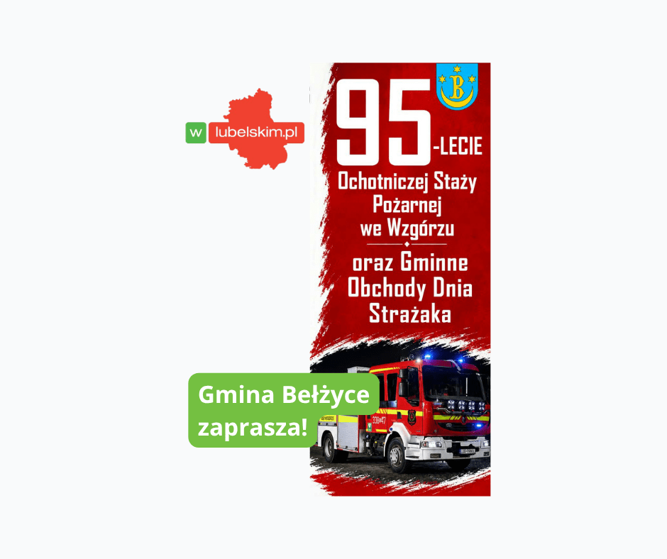 Gmina Bełżyce – 95-lecie OSP Wzgórze już 17 maja