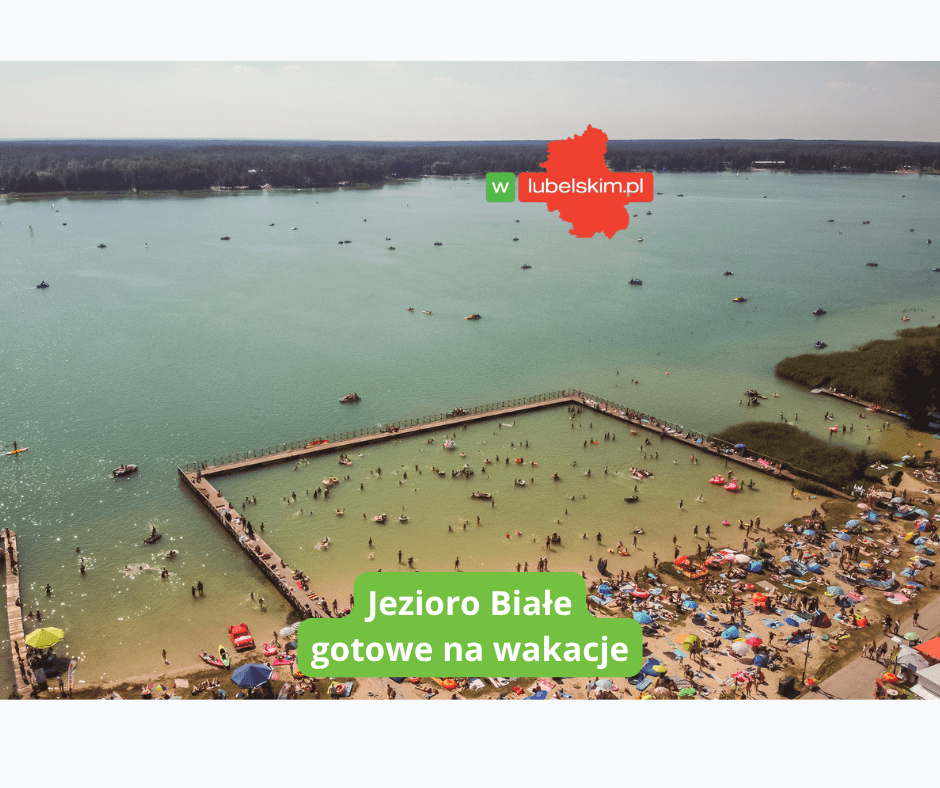 Jezioro Białe gotowe na wakacje.