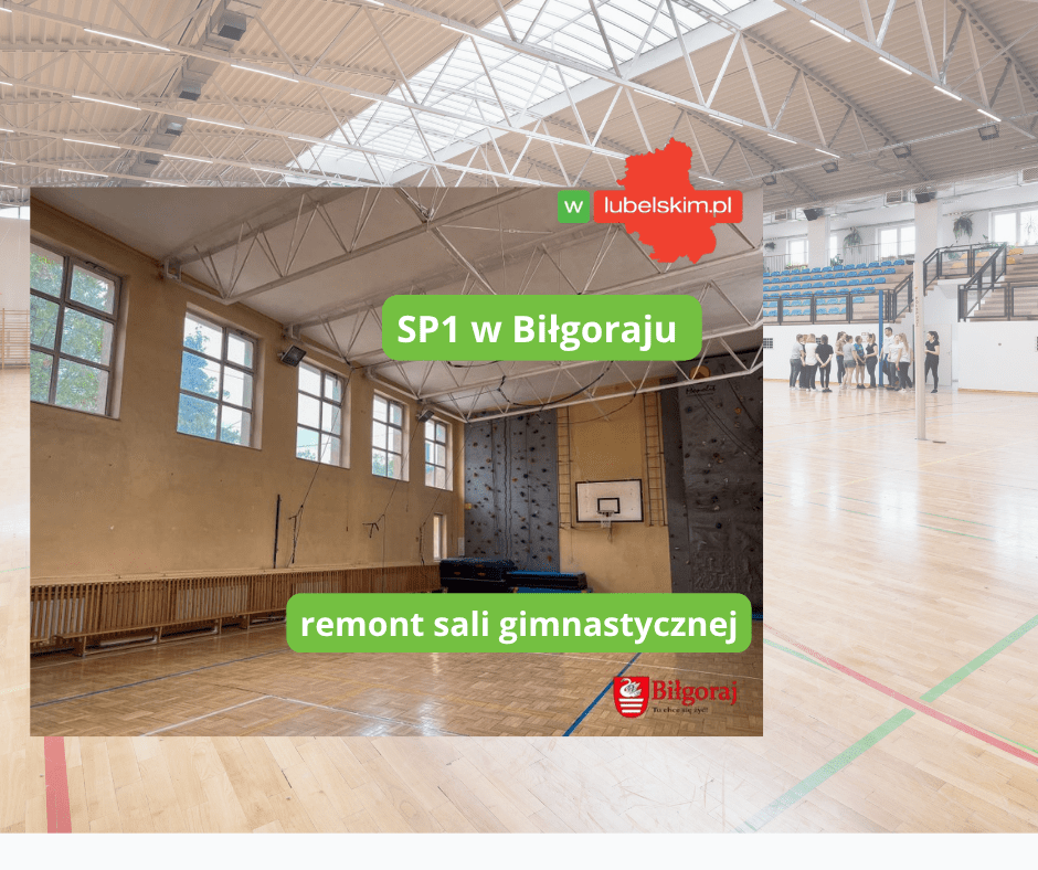 Remont sali gimnastycznej w Biłgoraju rusza