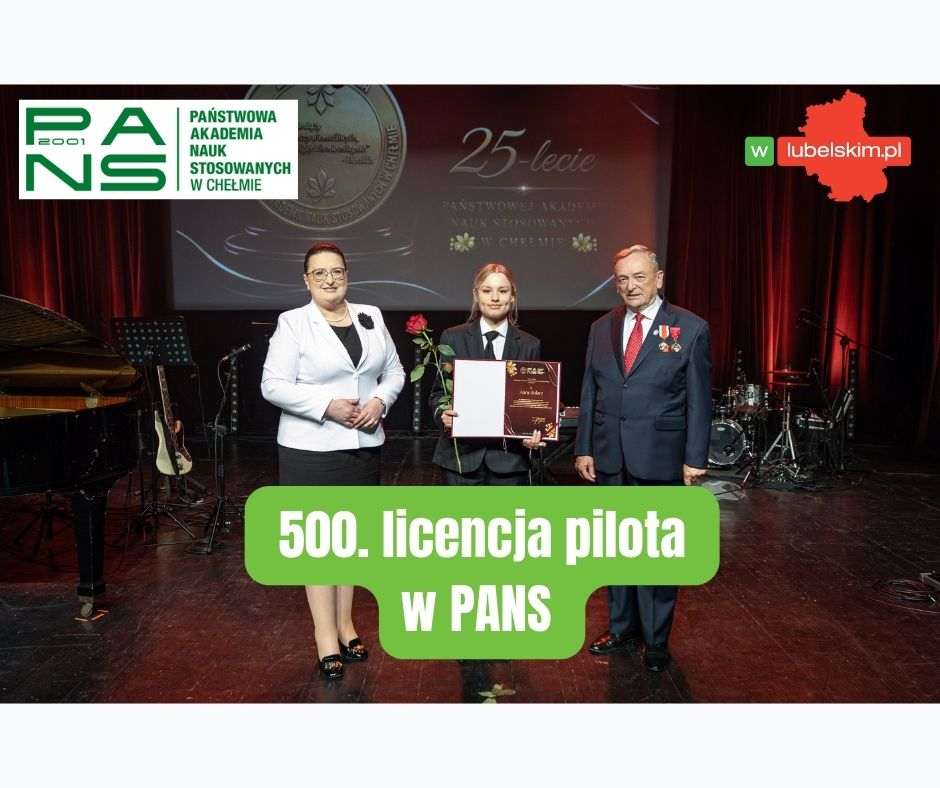 500. absolwent szkolenia lotniczego PANS w Chełmie