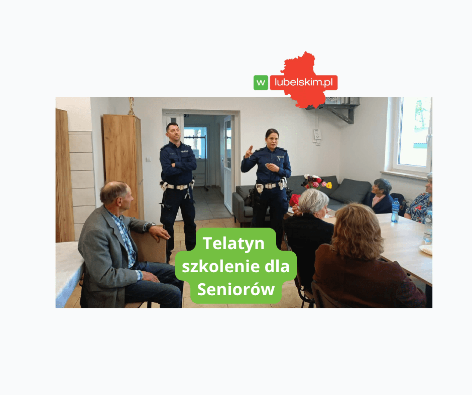 Bezpieczeństwo seniorów: spotkanie w Telatynie z Policją