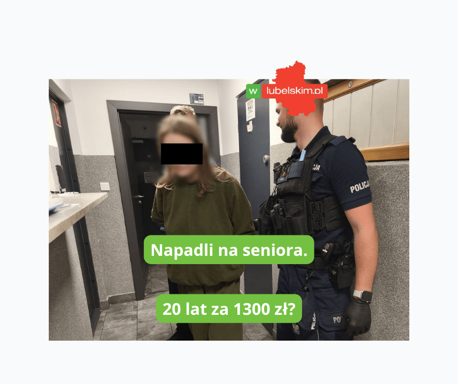 Rozbój na seniorze pod Chodlem. Sprawcy aresztowani