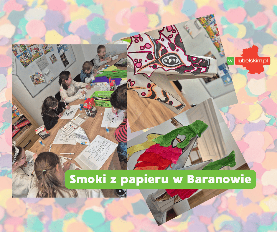 Smoki z papieru – zajęcia dla dzieci w Baranowie