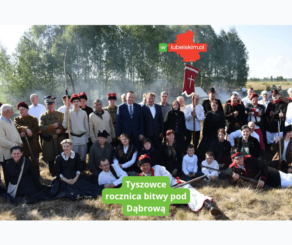 163. rocznica bitwy pod Dąbrową w Tyszowcach, powiat Tomaszowski