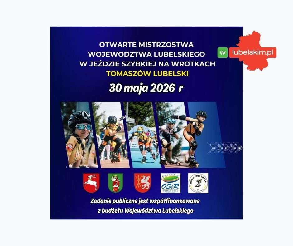 Już jutro Otwarte Mistrzostwa Województwa Lubelskiego w jeździe szybkiej na wrotkach