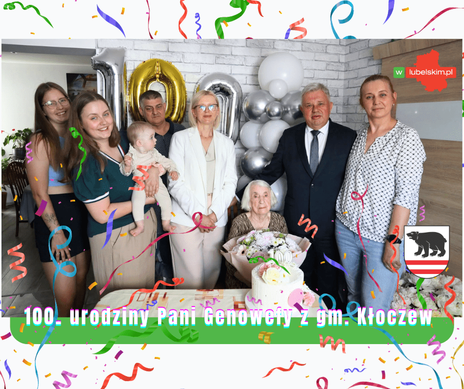 100. urodziny Pani Genowefy z gminy Kłoczew