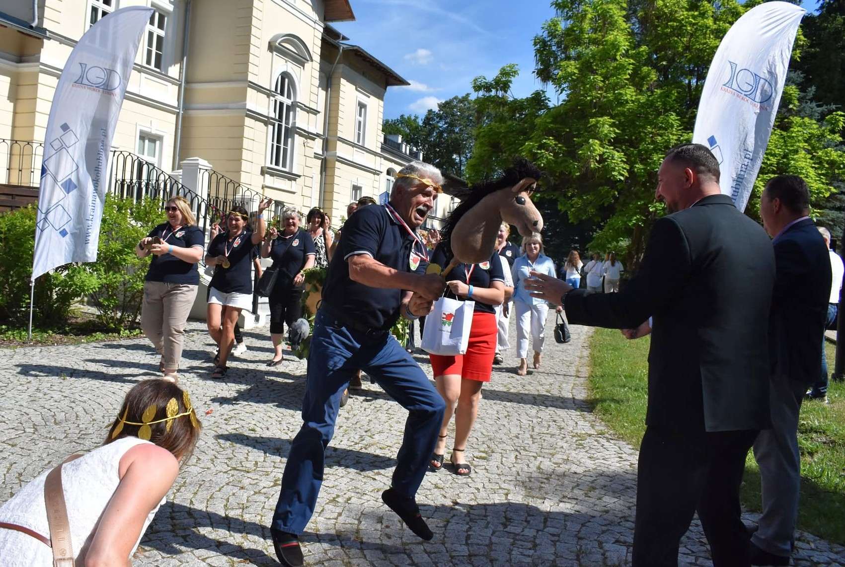 Sołtysi na Igrzyskach w Pałacu