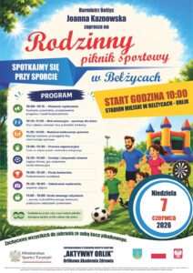 Rodzinny piknik sportowy w Bełżycach – niedziela na Orliku