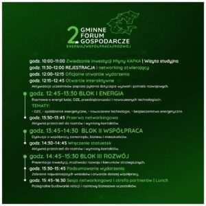 2. Gminne Forum Gospodarcze już 11 czerwca w Siennicy Nadolnej