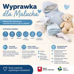 Wyprawka dla Malucha” w Gminie Opole Lubelskie. Nowe wsparcie dla rodzin z najmłodszymi dziećmi