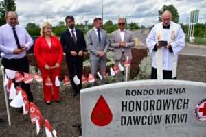 Rondo Honorowych Dawców Krwi w Biłgoraju – podziękowanie dla krwiodawców z Lubelskiego