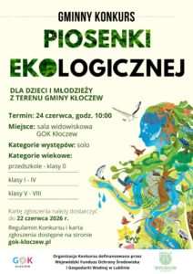 Gminny Konkurs Piosenki Ekologicznej w Kłoczewie