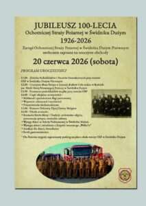 100 lat służby, odwagi i poświęcenia. OSP Świdnik Duży będzie świętować wyjątkowy jubileusz